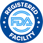 FDA registered facility roundel used on the MindSave artwork