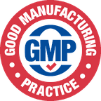 Good Manufacturing Practice seal used on the MindSave artwork